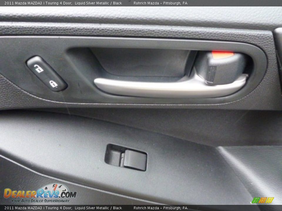 2011 Mazda MAZDA3 i Touring 4 Door Liquid Silver Metallic / Black Photo #15