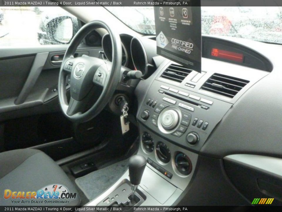 2011 Mazda MAZDA3 i Touring 4 Door Liquid Silver Metallic / Black Photo #16
