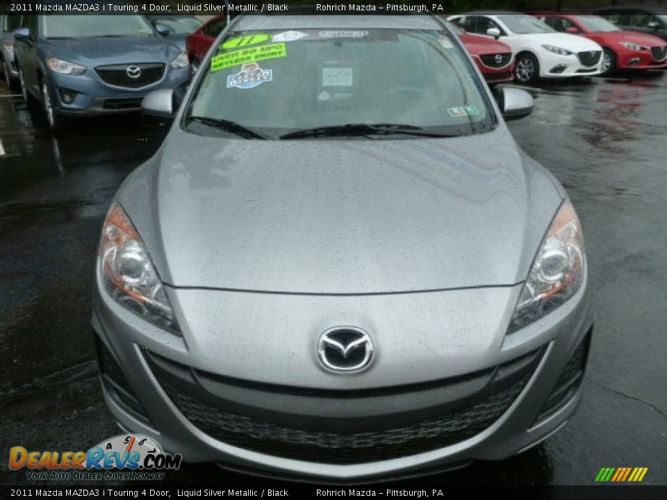 2011 Mazda MAZDA3 i Touring 4 Door Liquid Silver Metallic / Black Photo #18