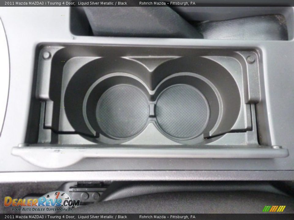 2011 Mazda MAZDA3 i Touring 4 Door Liquid Silver Metallic / Black Photo #24