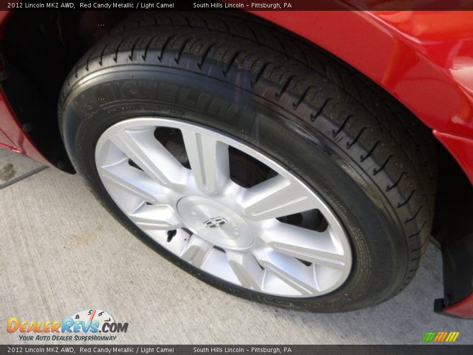 2012 Lincoln MKZ AWD Red Candy Metallic / Light Camel Photo #9