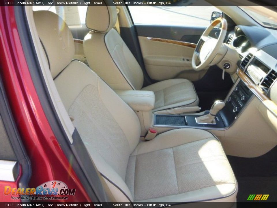 2012 Lincoln MKZ AWD Red Candy Metallic / Light Camel Photo #10