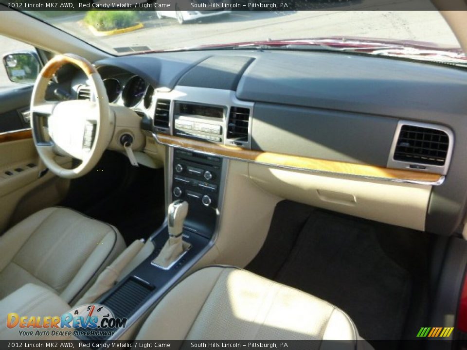 2012 Lincoln MKZ AWD Red Candy Metallic / Light Camel Photo #11