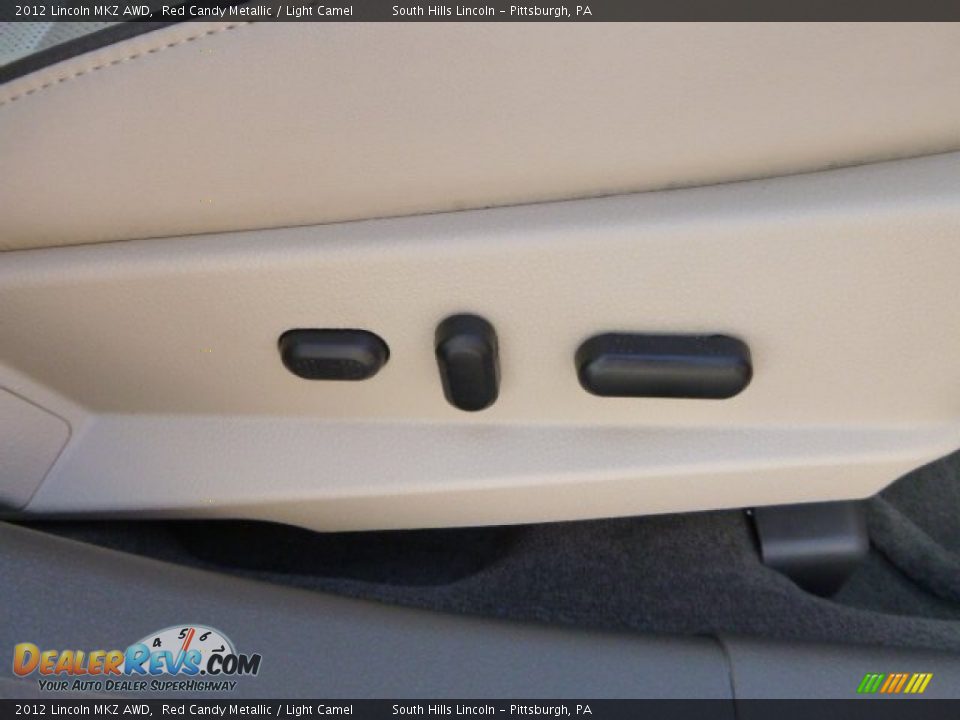 2012 Lincoln MKZ AWD Red Candy Metallic / Light Camel Photo #12