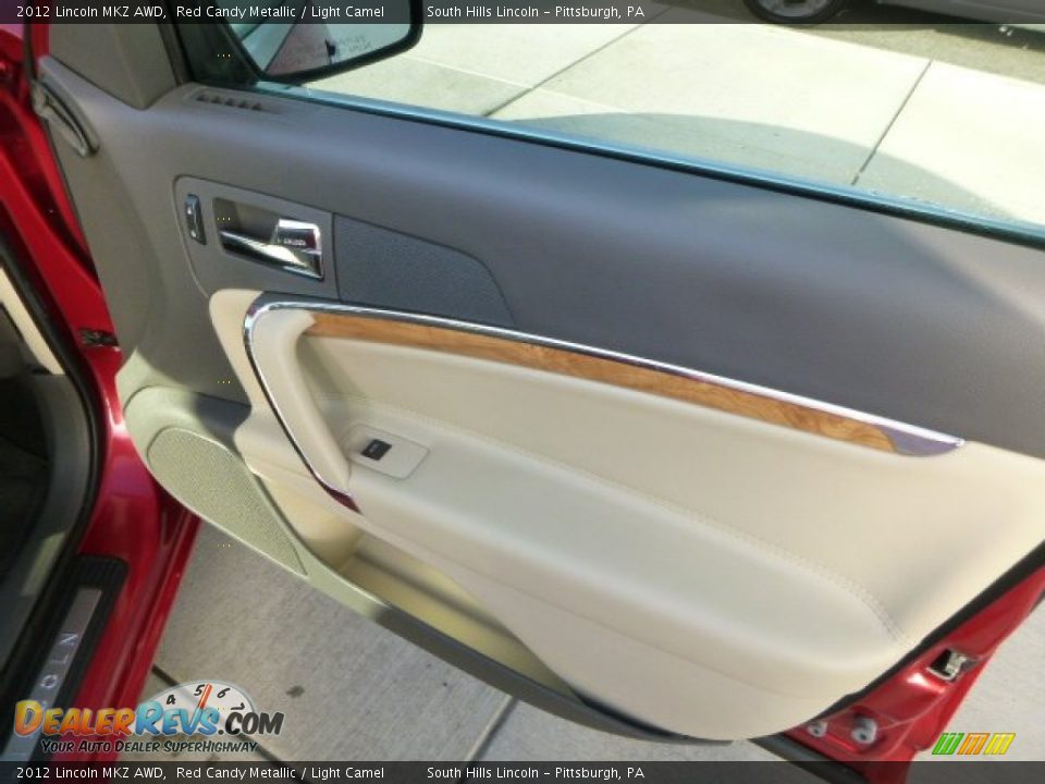 2012 Lincoln MKZ AWD Red Candy Metallic / Light Camel Photo #13
