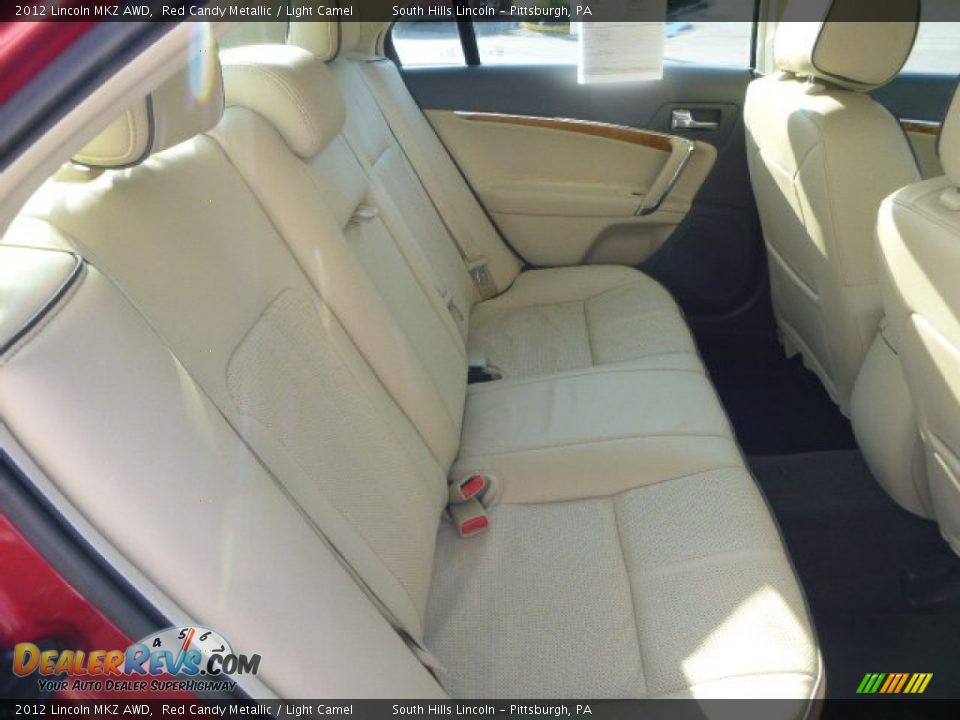 2012 Lincoln MKZ AWD Red Candy Metallic / Light Camel Photo #14