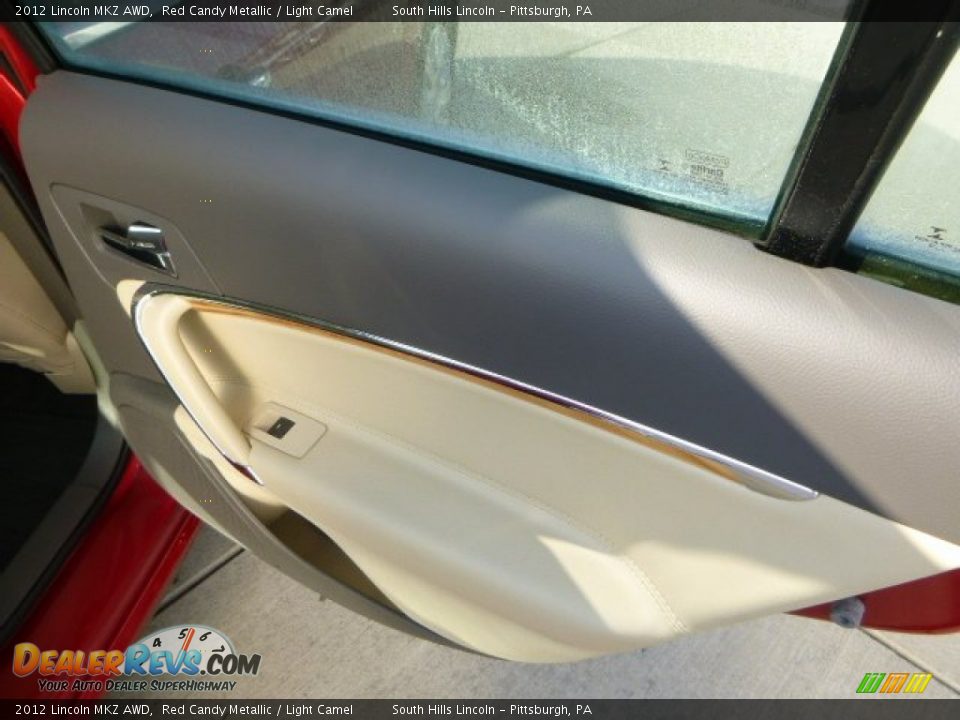 2012 Lincoln MKZ AWD Red Candy Metallic / Light Camel Photo #15