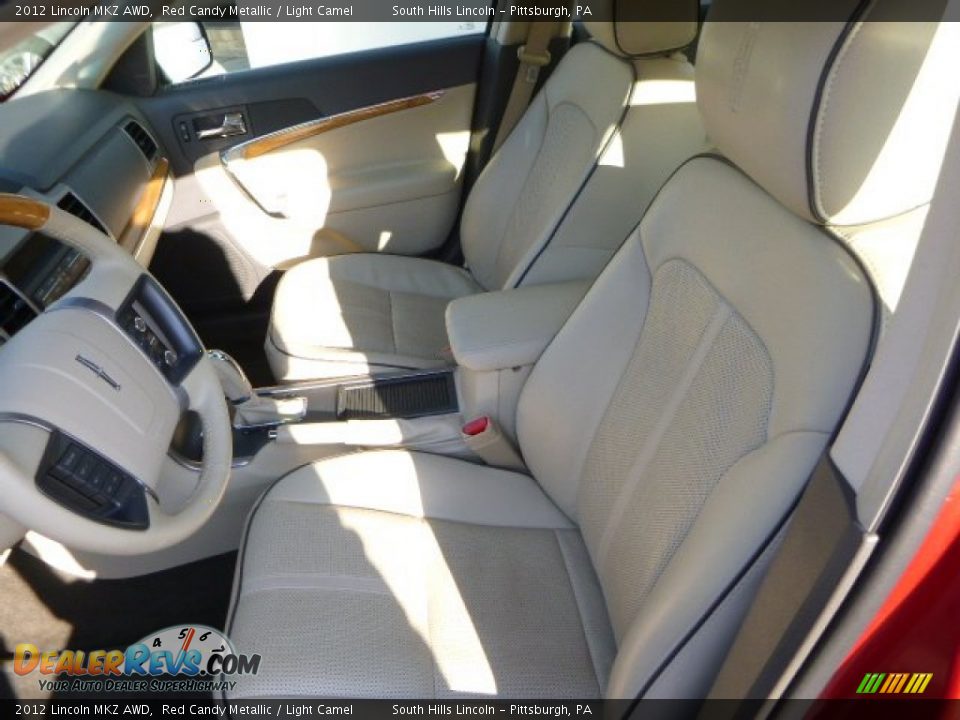 2012 Lincoln MKZ AWD Red Candy Metallic / Light Camel Photo #16