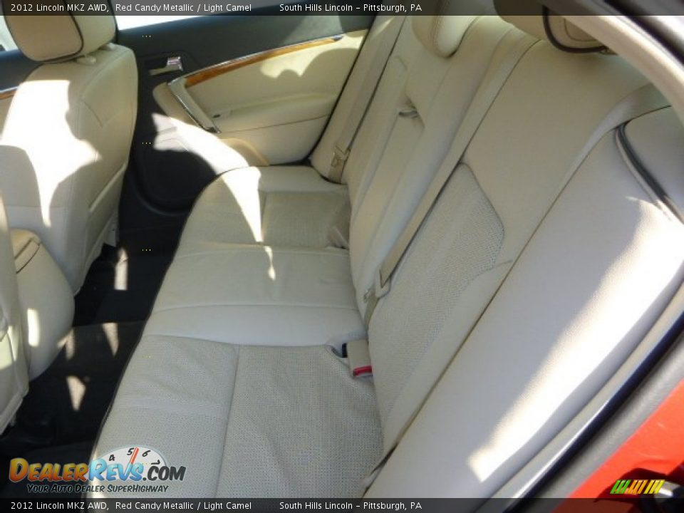 2012 Lincoln MKZ AWD Red Candy Metallic / Light Camel Photo #17
