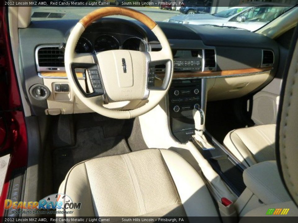 2012 Lincoln MKZ AWD Red Candy Metallic / Light Camel Photo #18