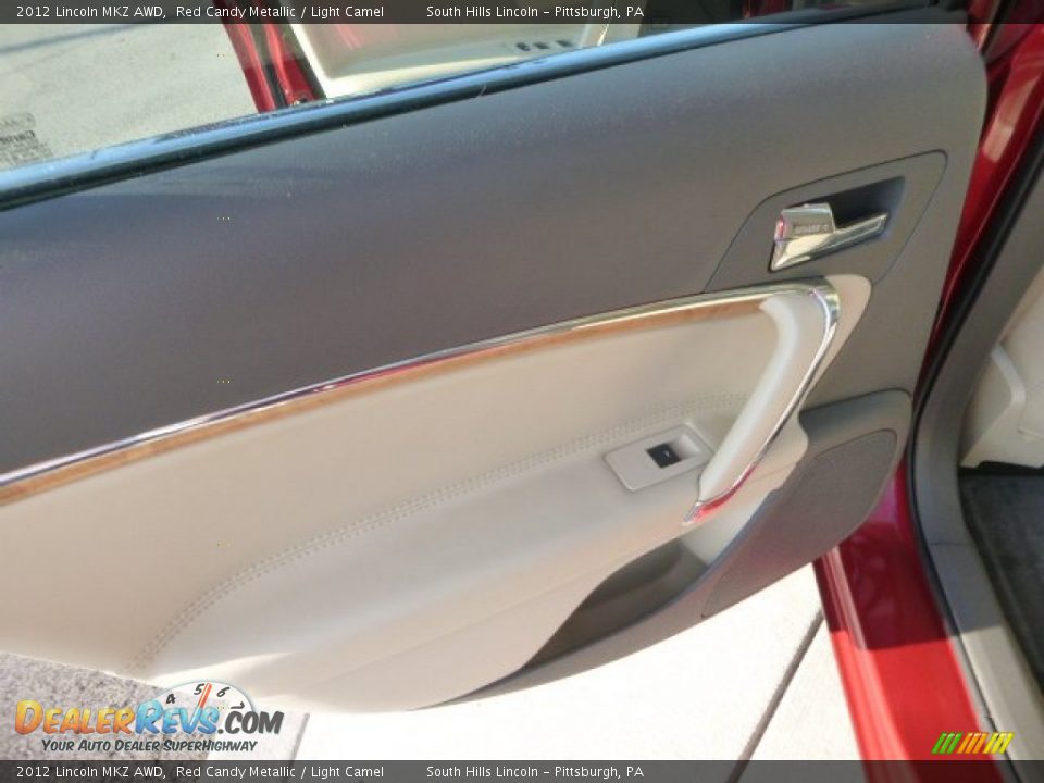 2012 Lincoln MKZ AWD Red Candy Metallic / Light Camel Photo #19