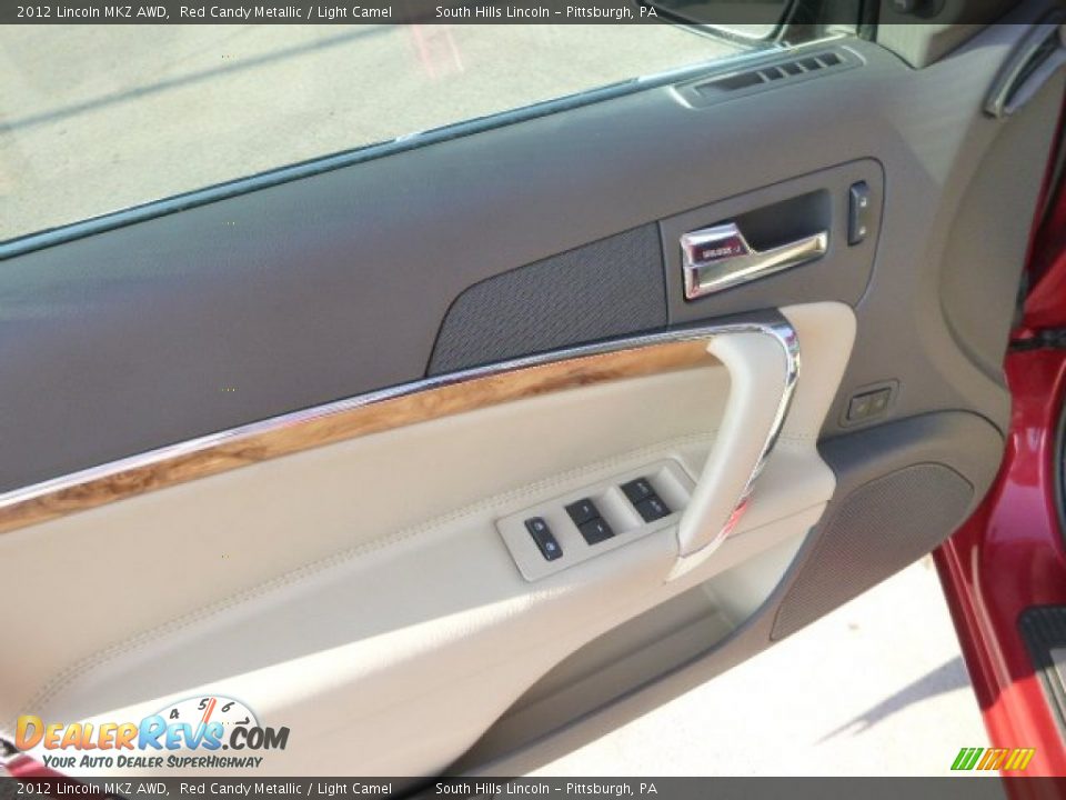 2012 Lincoln MKZ AWD Red Candy Metallic / Light Camel Photo #20