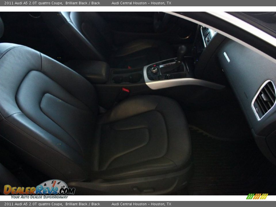 2011 Audi A5 2.0T quattro Coupe Brilliant Black / Black Photo #36