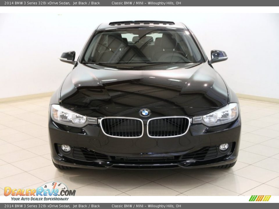 2014 BMW 3 Series 328i xDrive Sedan Jet Black / Black Photo #2
