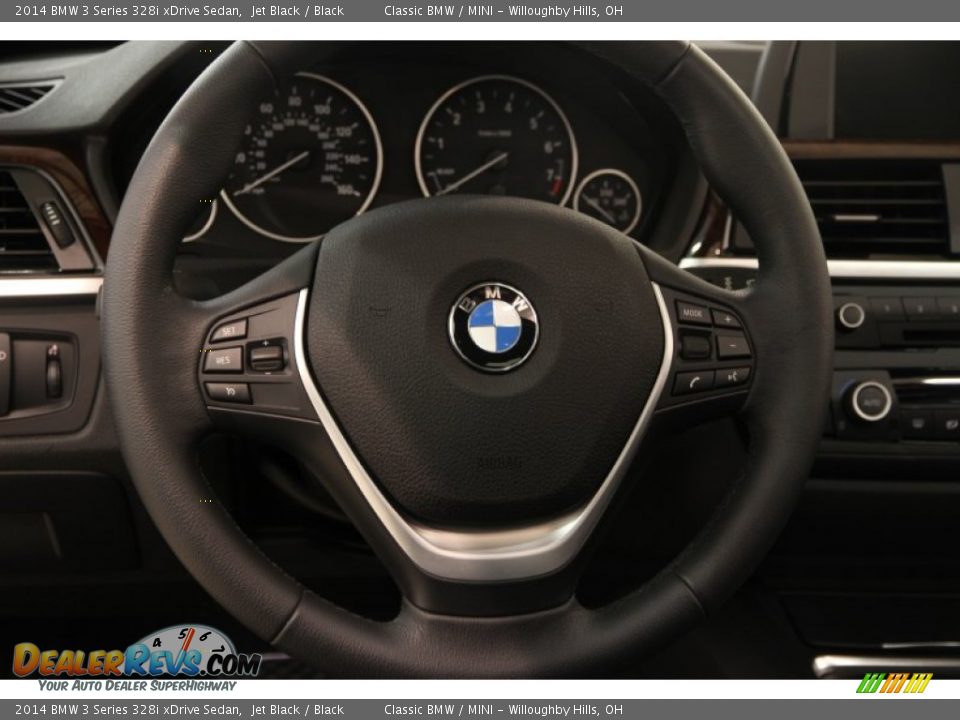 2014 BMW 3 Series 328i xDrive Sedan Steering Wheel Photo #7