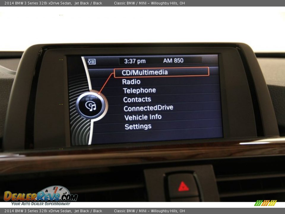 2014 BMW 3 Series 328i xDrive Sedan Jet Black / Black Photo #11