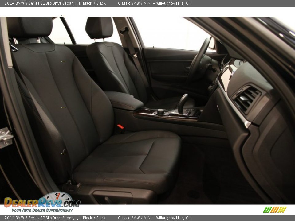 2014 BMW 3 Series 328i xDrive Sedan Jet Black / Black Photo #24