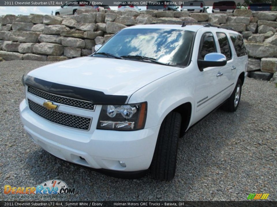 2011 Chevrolet Suburban LTZ 4x4 Summit White / Ebony Photo #2