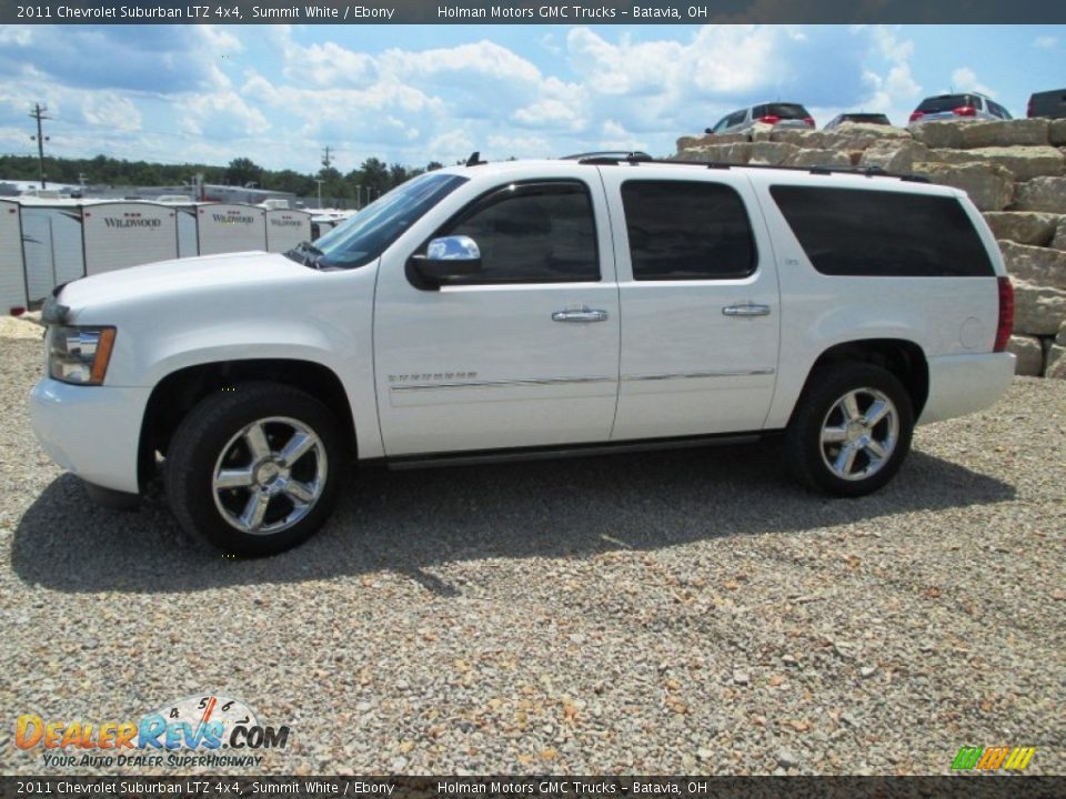 2011 Chevrolet Suburban LTZ 4x4 Summit White / Ebony Photo #3