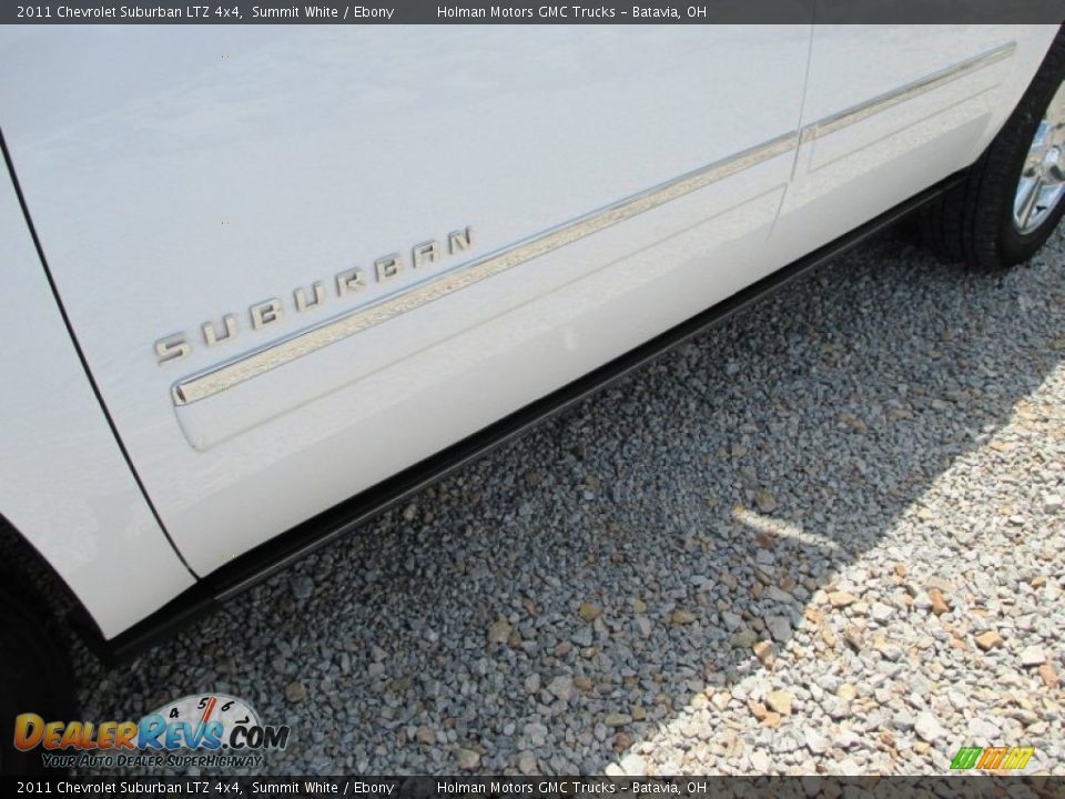 2011 Chevrolet Suburban LTZ 4x4 Summit White / Ebony Photo #4