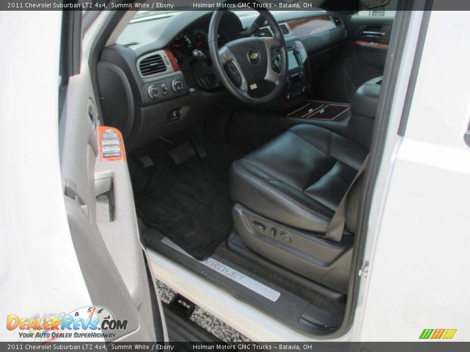 2011 Chevrolet Suburban LTZ 4x4 Summit White / Ebony Photo #7