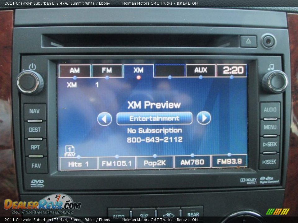 2011 Chevrolet Suburban LTZ 4x4 Summit White / Ebony Photo #11