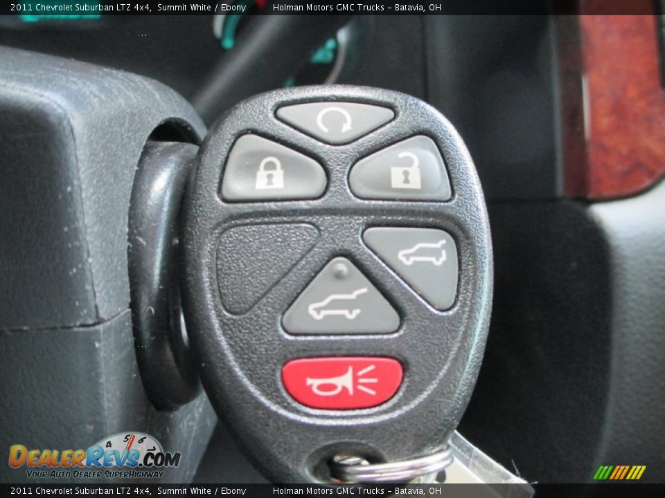 2011 Chevrolet Suburban LTZ 4x4 Summit White / Ebony Photo #15