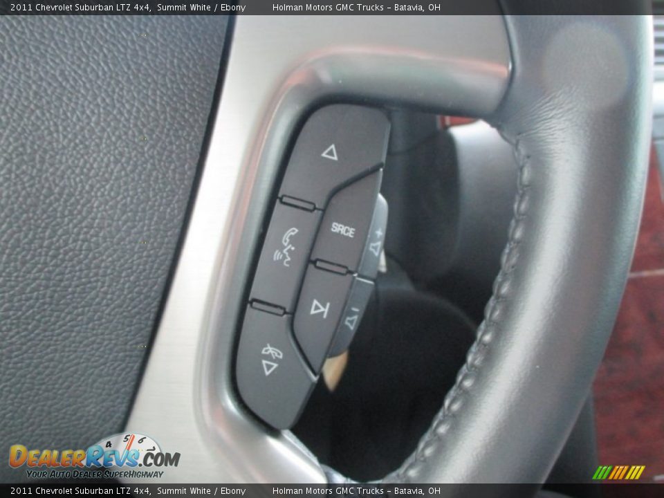 2011 Chevrolet Suburban LTZ 4x4 Summit White / Ebony Photo #16