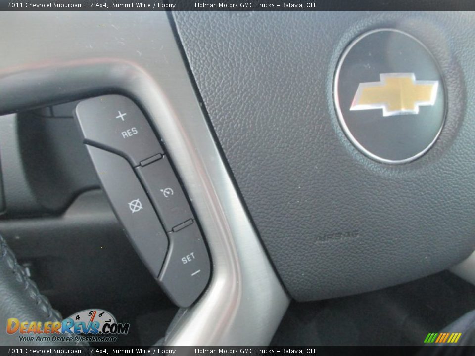 2011 Chevrolet Suburban LTZ 4x4 Summit White / Ebony Photo #17