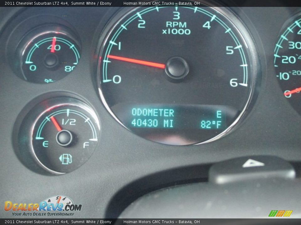 2011 Chevrolet Suburban LTZ 4x4 Summit White / Ebony Photo #19