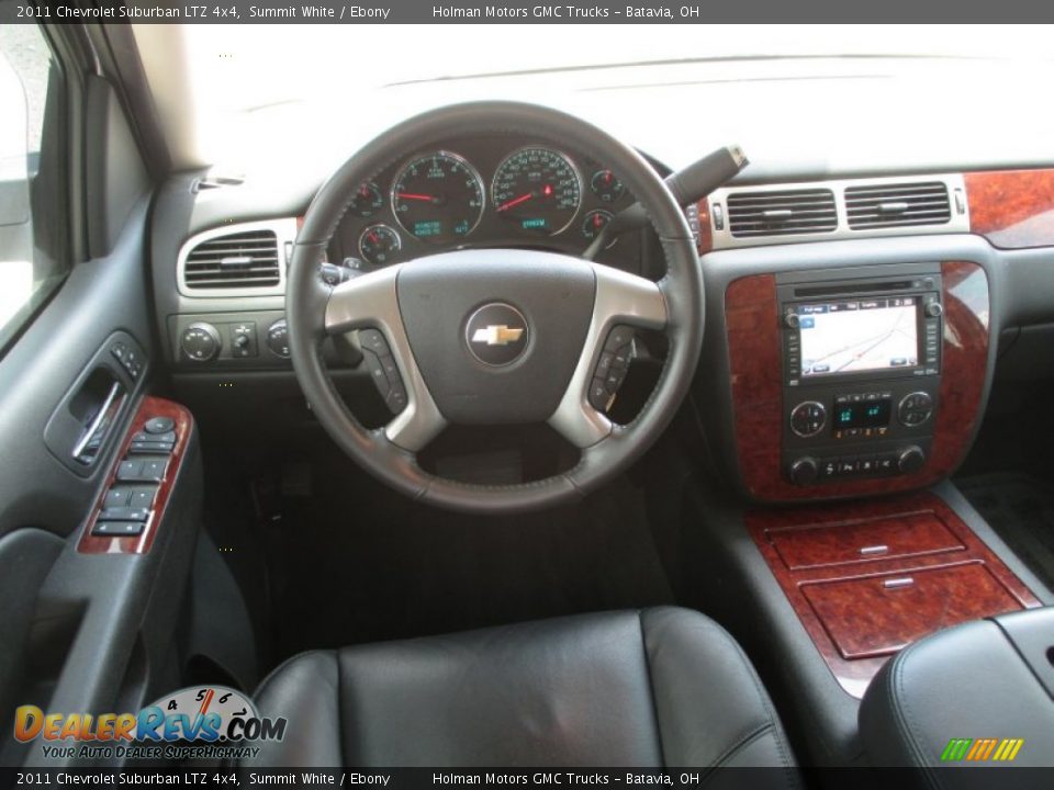 2011 Chevrolet Suburban LTZ 4x4 Summit White / Ebony Photo #25