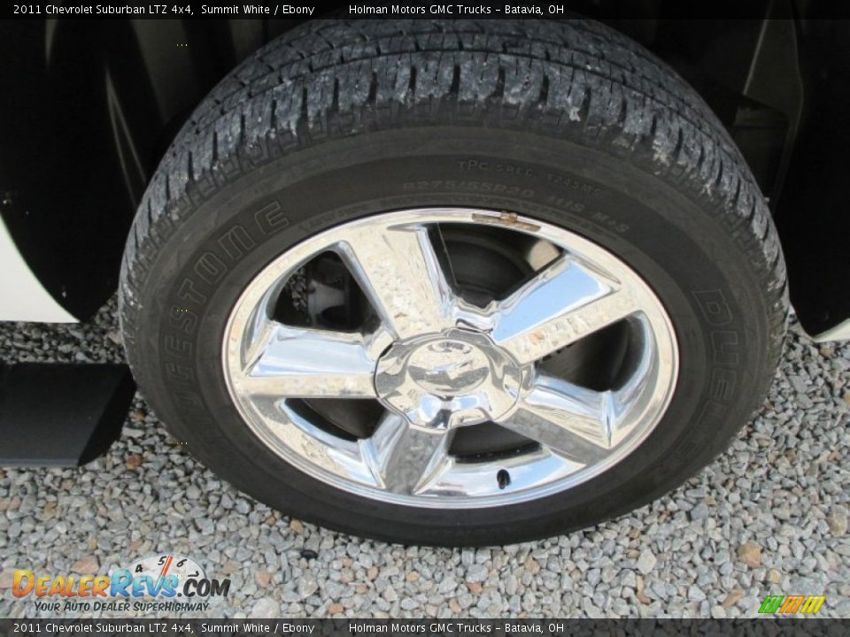 2011 Chevrolet Suburban LTZ 4x4 Summit White / Ebony Photo #30