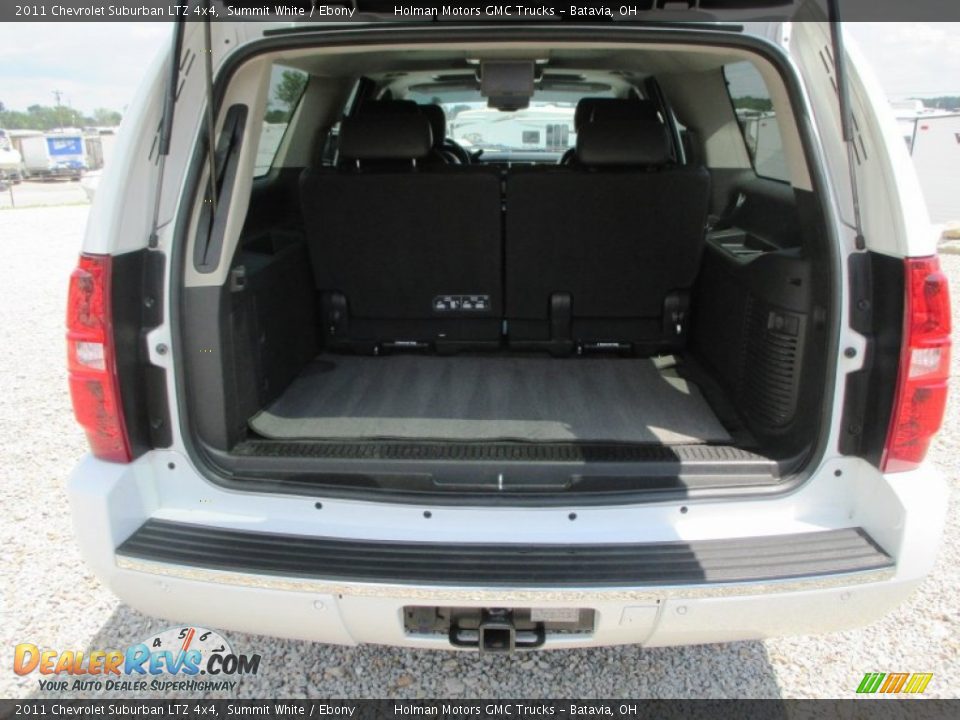 2011 Chevrolet Suburban LTZ 4x4 Summit White / Ebony Photo #32