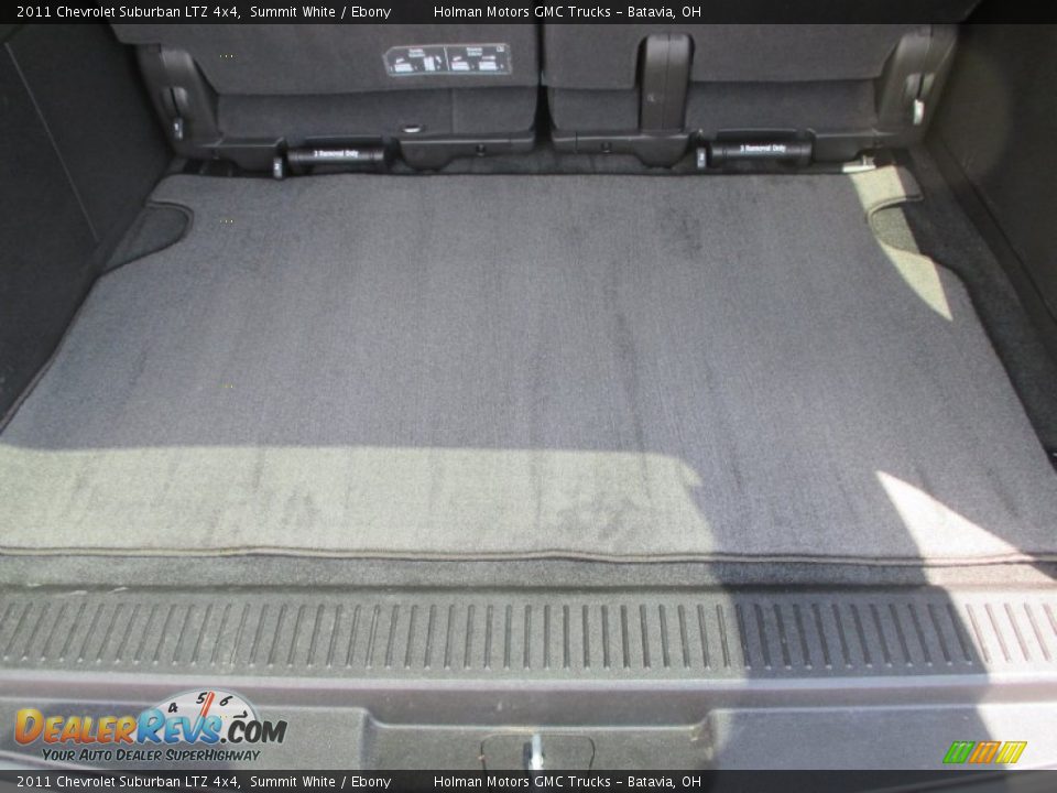2011 Chevrolet Suburban LTZ 4x4 Summit White / Ebony Photo #34