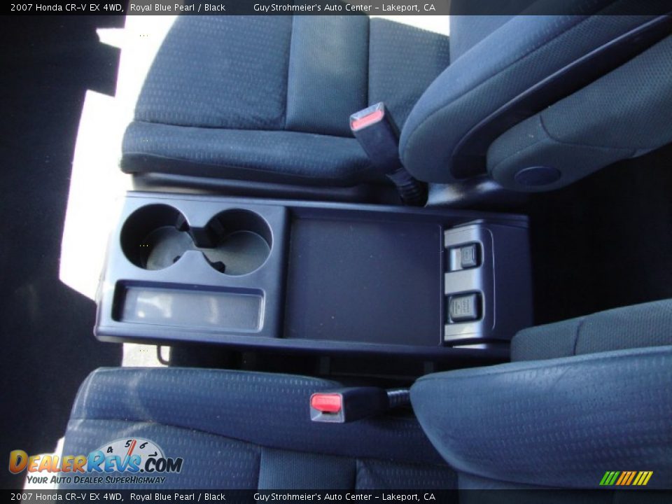 2007 Honda CR-V EX 4WD Royal Blue Pearl / Black Photo #18