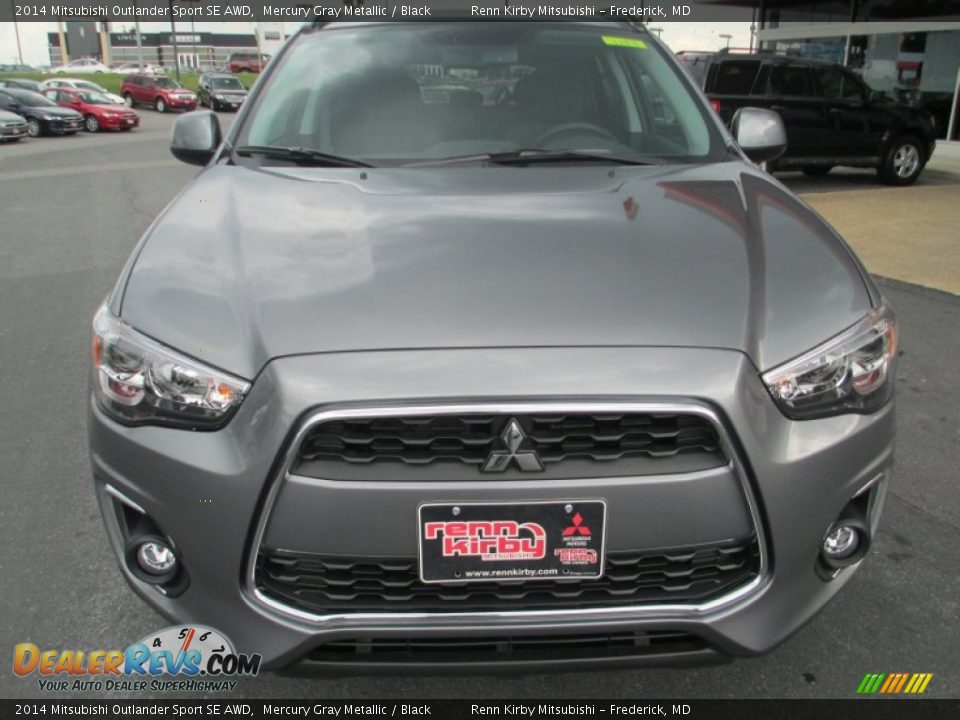 2014 Mitsubishi Outlander Sport SE AWD Mercury Gray Metallic / Black Photo #2
