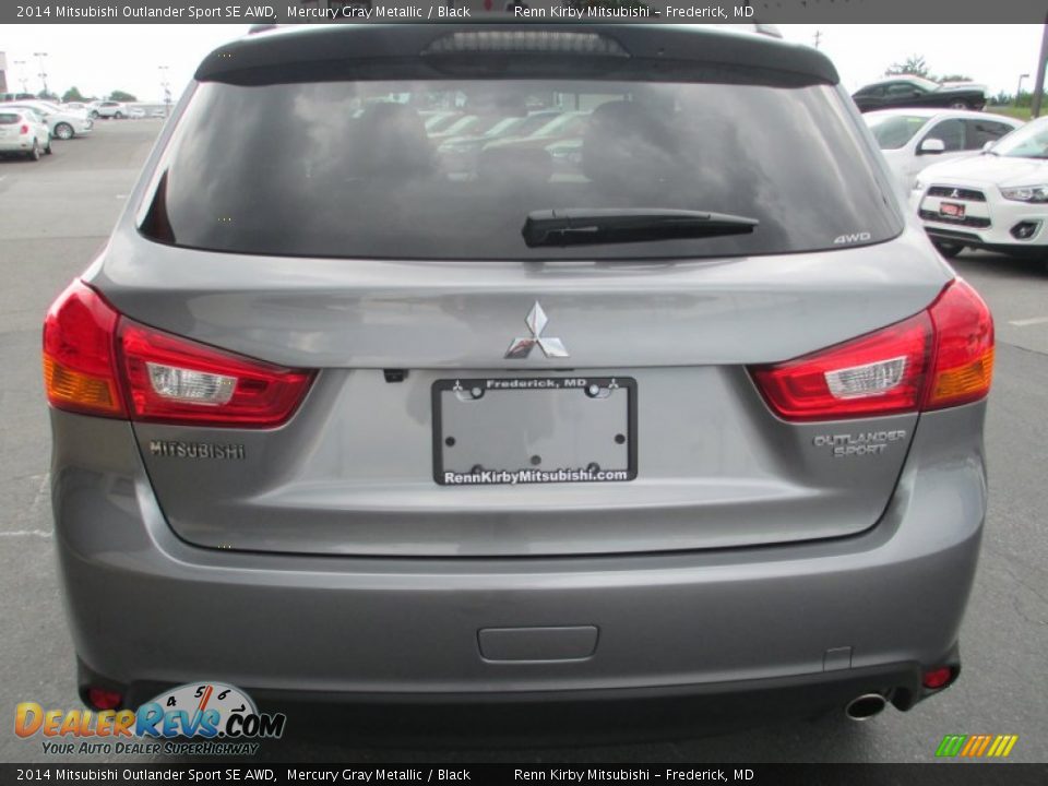 2014 Mitsubishi Outlander Sport SE AWD Mercury Gray Metallic / Black Photo #6