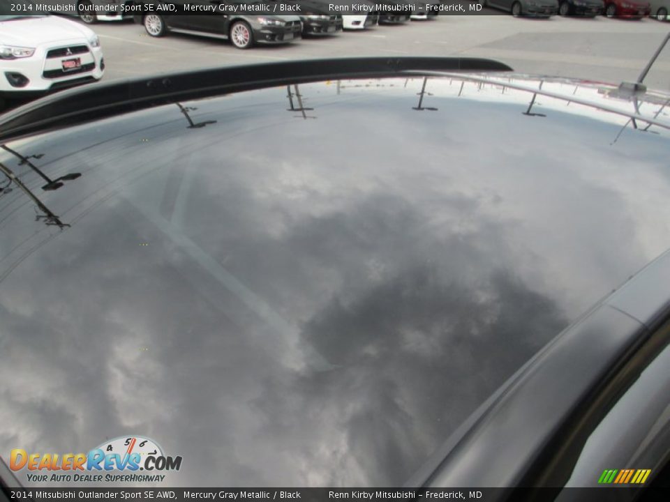 2014 Mitsubishi Outlander Sport SE AWD Mercury Gray Metallic / Black Photo #10