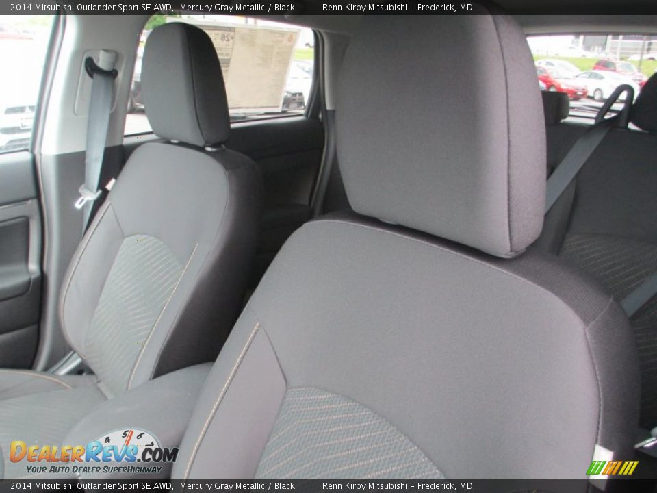 2014 Mitsubishi Outlander Sport SE AWD Mercury Gray Metallic / Black Photo #13