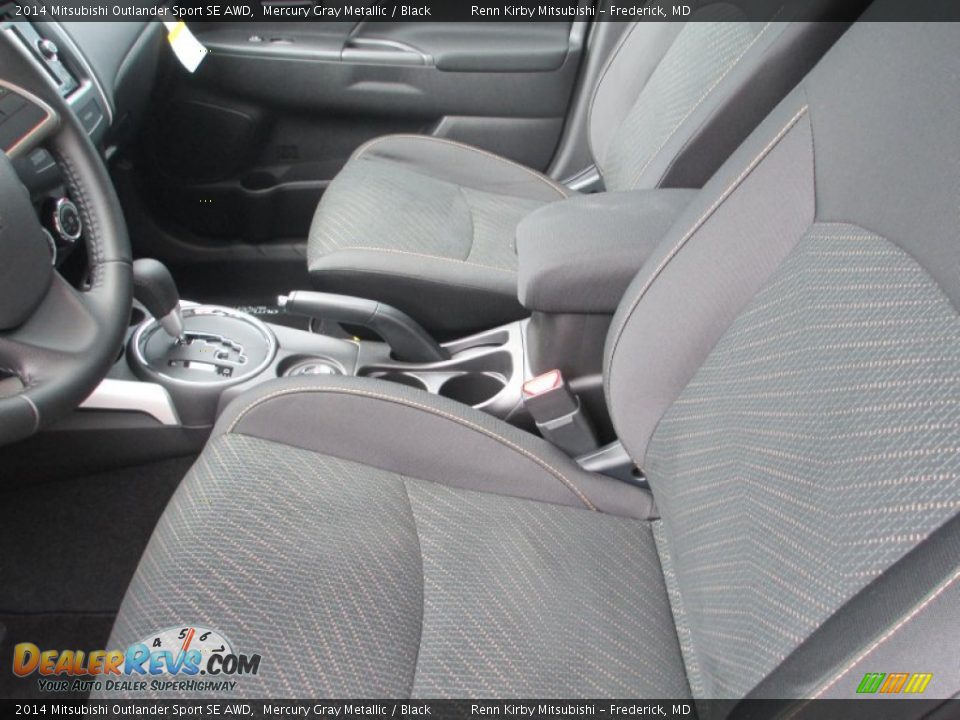 2014 Mitsubishi Outlander Sport SE AWD Mercury Gray Metallic / Black Photo #14