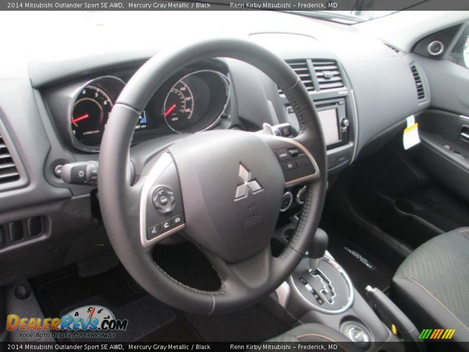 2014 Mitsubishi Outlander Sport SE AWD Mercury Gray Metallic / Black Photo #15