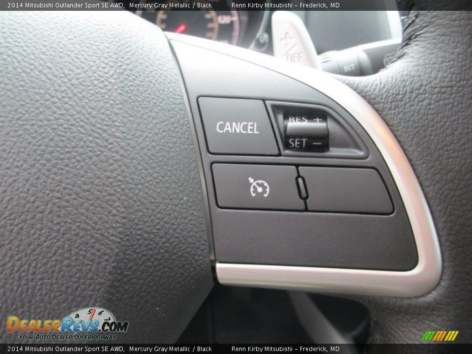 2014 Mitsubishi Outlander Sport SE AWD Mercury Gray Metallic / Black Photo #21