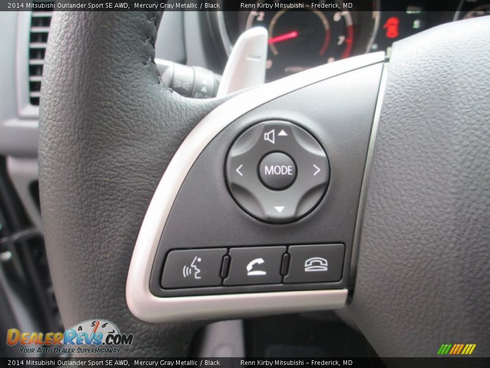 2014 Mitsubishi Outlander Sport SE AWD Mercury Gray Metallic / Black Photo #22