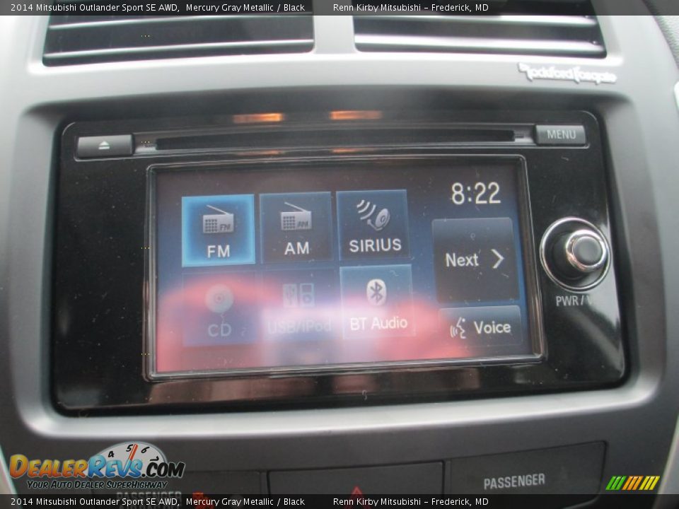 2014 Mitsubishi Outlander Sport SE AWD Mercury Gray Metallic / Black Photo #24