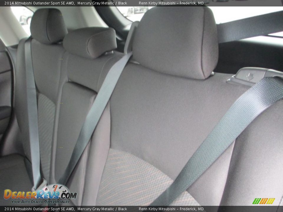 2014 Mitsubishi Outlander Sport SE AWD Mercury Gray Metallic / Black Photo #30
