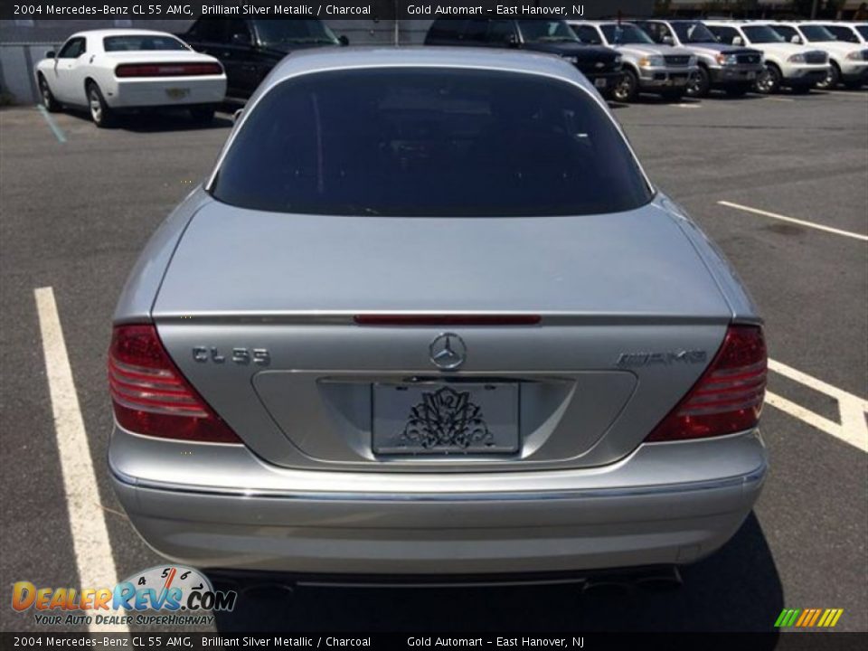 2004 Mercedes-Benz CL 55 AMG Brilliant Silver Metallic / Charcoal Photo #8