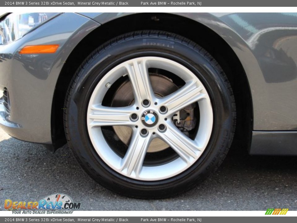 2014 BMW 3 Series 328i xDrive Sedan Mineral Grey Metallic / Black Photo #31