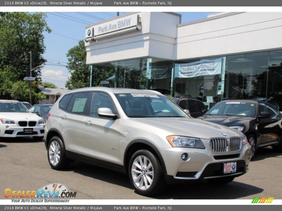 2014 BMW X3 xDrive28i Mineral Silver Metallic / Mojave Photo #1