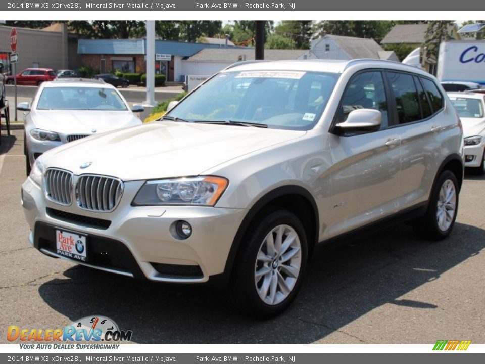 2014 BMW X3 xDrive28i Mineral Silver Metallic / Mojave Photo #7