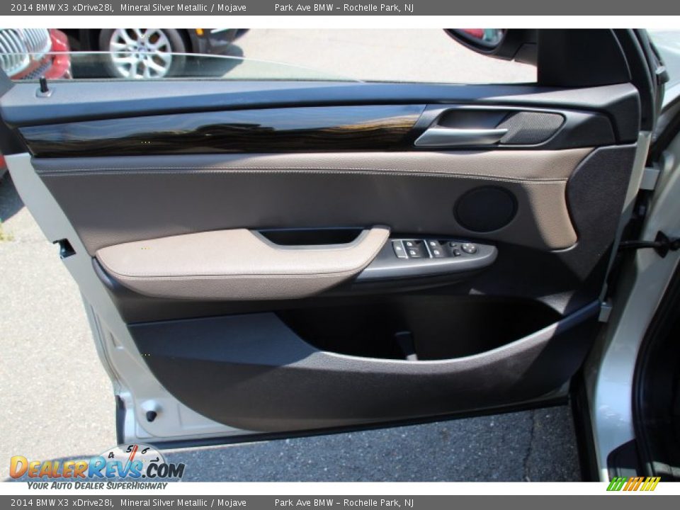 2014 BMW X3 xDrive28i Mineral Silver Metallic / Mojave Photo #9